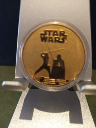 Moneda Star Wars Darth Vader Conmemorativa