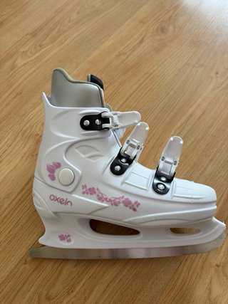 Patines hielo niña blancos
