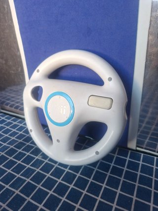 Volante ufficiale bianco originale per Wii