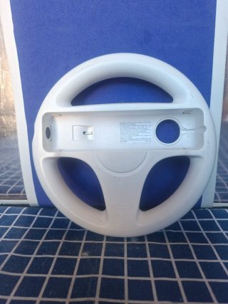 Volante ufficiale bianco originale per Wii
