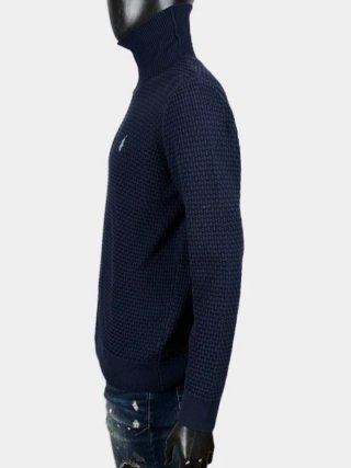 Polo Ralph Lauren Dolcevita Uomo L Blu Navy Cotone
