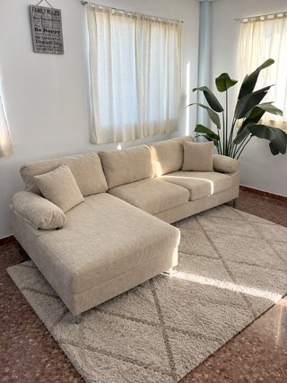 OFERTON!! Nuevo sofa chaislongue beige!!
