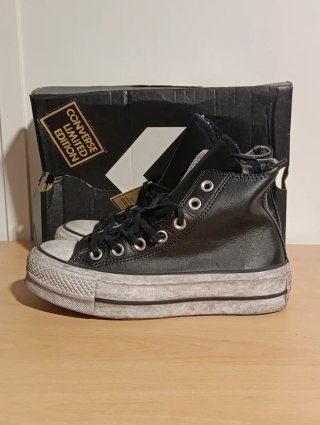 Converse Talla 35 Mujer/Chica Negro/Gris