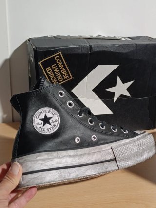 Converse Talla 35 Mujer/Chica Negro/Gris