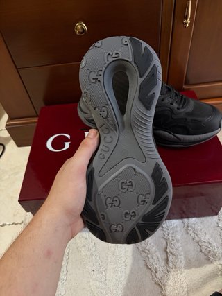 Scarpe Gucci Uomo Nero/Grigio