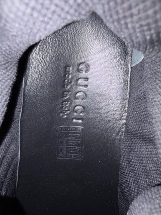 Scarpe Gucci Uomo Nero/Grigio