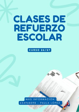 Clases de refuerzo