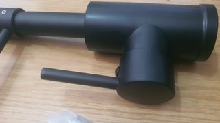 Grifo Cocina Negro Mate con Muelle