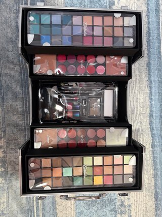 Maletín Maquillaje Plateado