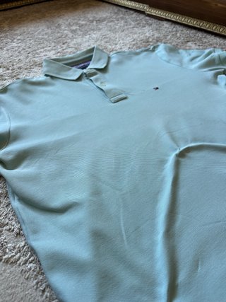 Polo Tommy Hilfiger Verde Azulado