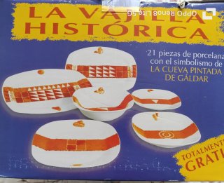 Vajilla de porcelana La Cueva Pintada