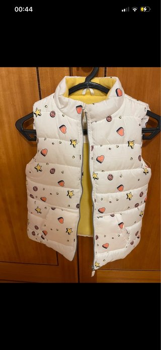 Colete infantil 7 anos estampado