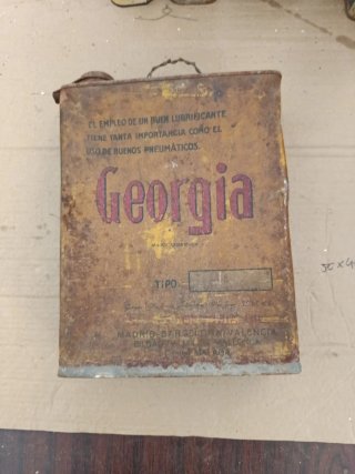 Bidón metálico Georgia Lubricante 5 litros