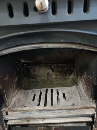 Estufa de leña hierro fundido buen estado