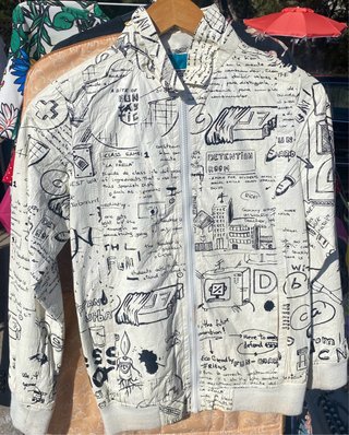 Chaqueta Desigual Estampada Tela Ligera y comoda