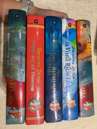 Lote 5 libros Geronimo Stilton