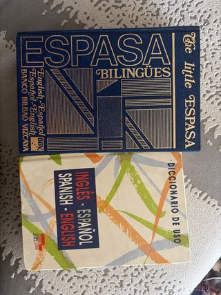 Diccionario inglés español.