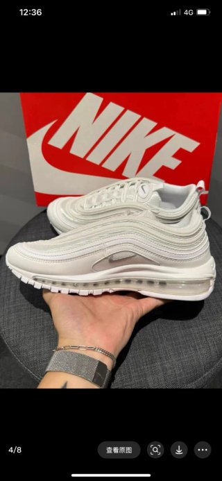 Zapatillas Nike Air Max 97 Blancas Plata