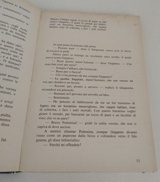 Pinocchio Carlo Collodi Malipiero Editore 1971