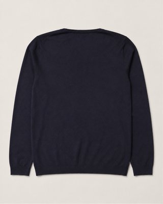 Maglione Tommy Hilfiger blu navy scollo a V M