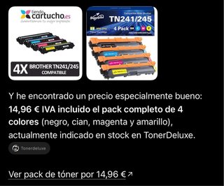 Impresora Brother HL-3170CDW Láser Color WiFi