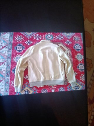 Giacca uomo pelle beige taglia 50