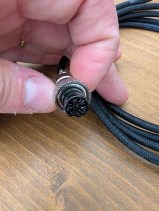 Cable USB-C Negro Trenzado