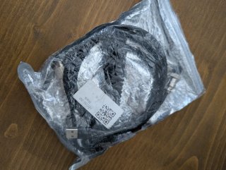 Cable USB-C Negro Trenzado