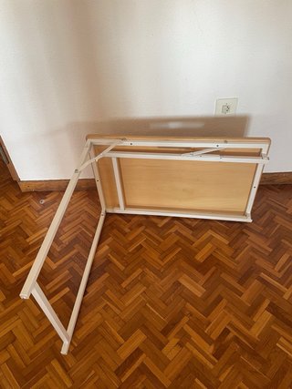 Escritorio plegable madera y metal