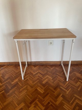 Escritorio plegable madera y metal