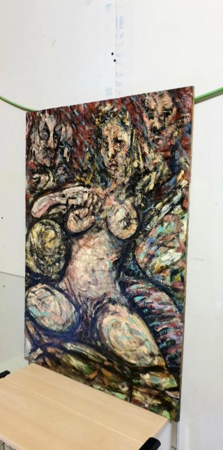 CUADRO MUJER DESNUDA