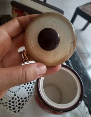 Set ceramica dipinto a mano girasoli