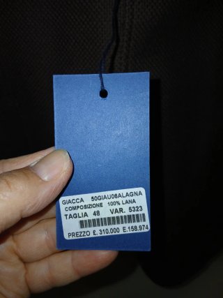 Giacca uomo in lana marrone
