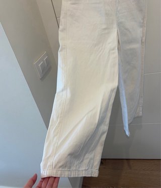 Peto vaquero blanco culotte