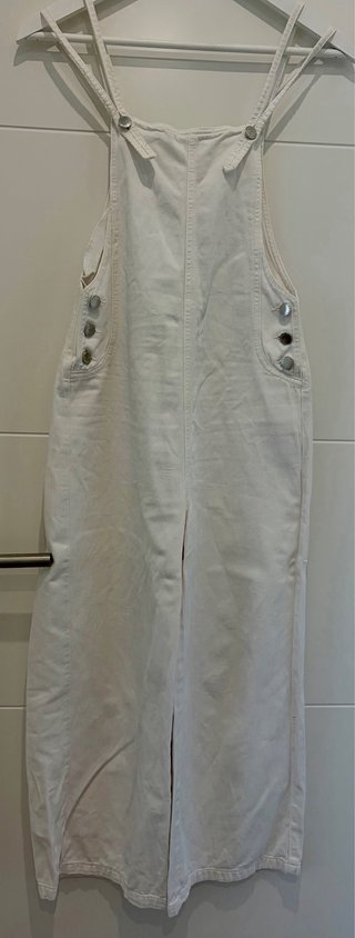 Peto vaquero blanco culotte
