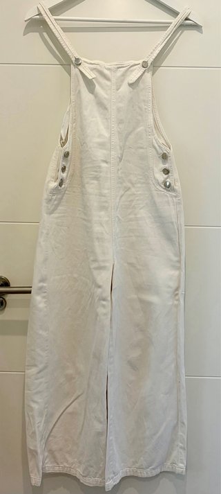 Peto vaquero blanco culotte