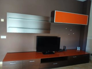 Mueble,mesa comedor 4 sillas y modulo de 9 estante