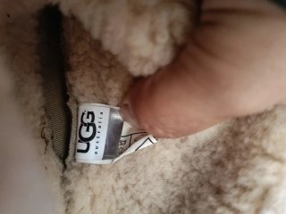 Stivali UGG Camel con tacco