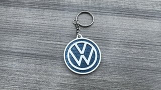 2x Porta-chaves VOLKSWAGEN Impressão 3D
