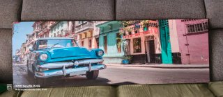 Cuadro Decorativo Coche Clásico Cuba