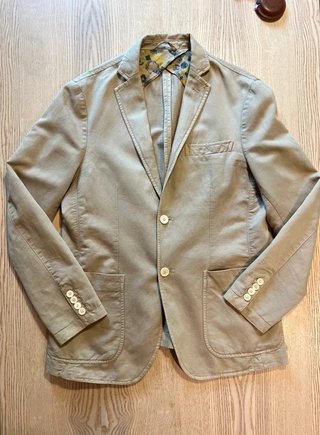 Scalpers – Men’s Linen & Cotton Blazer – Beige –