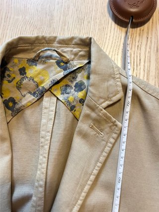 Scalpers – Men’s Linen & Cotton Blazer – Beige –