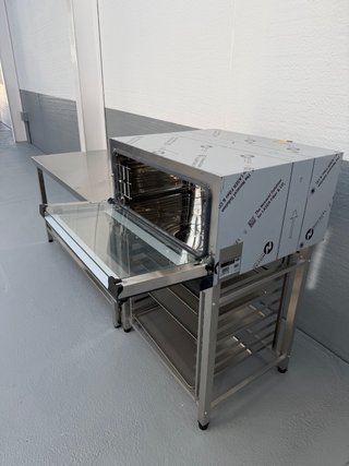Mesa acero inoxidable y horno NUEVA ESTRENAR