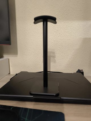 Soporte para auriculares negro