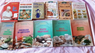 Lotto libri e pubblicazioni cucina