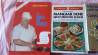 Lotto libri e pubblicazioni cucina