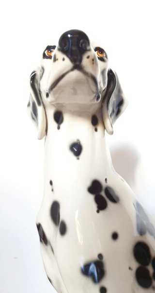ESCULTURA PERRO DALMATA