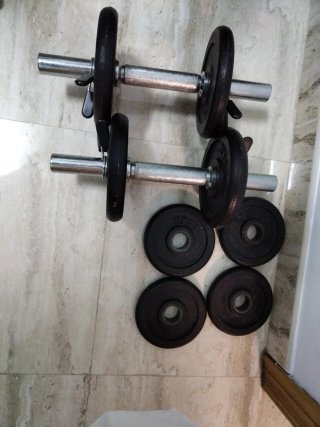 Pesas con Discos Nuevas