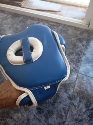 Casco de boxeo Bruiser azul