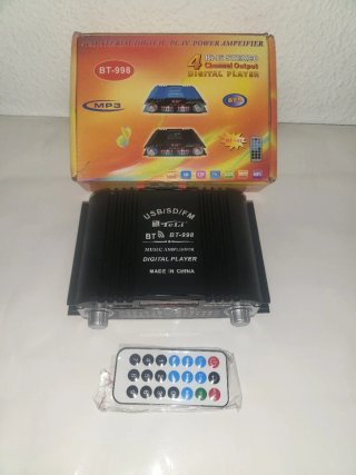 Amplificador BT-998 Digital USB/SD/FM